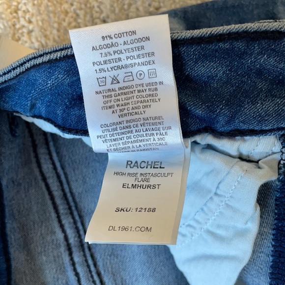DL1961 Rachel high rise flared jeans NWT - Picture 7 of 7